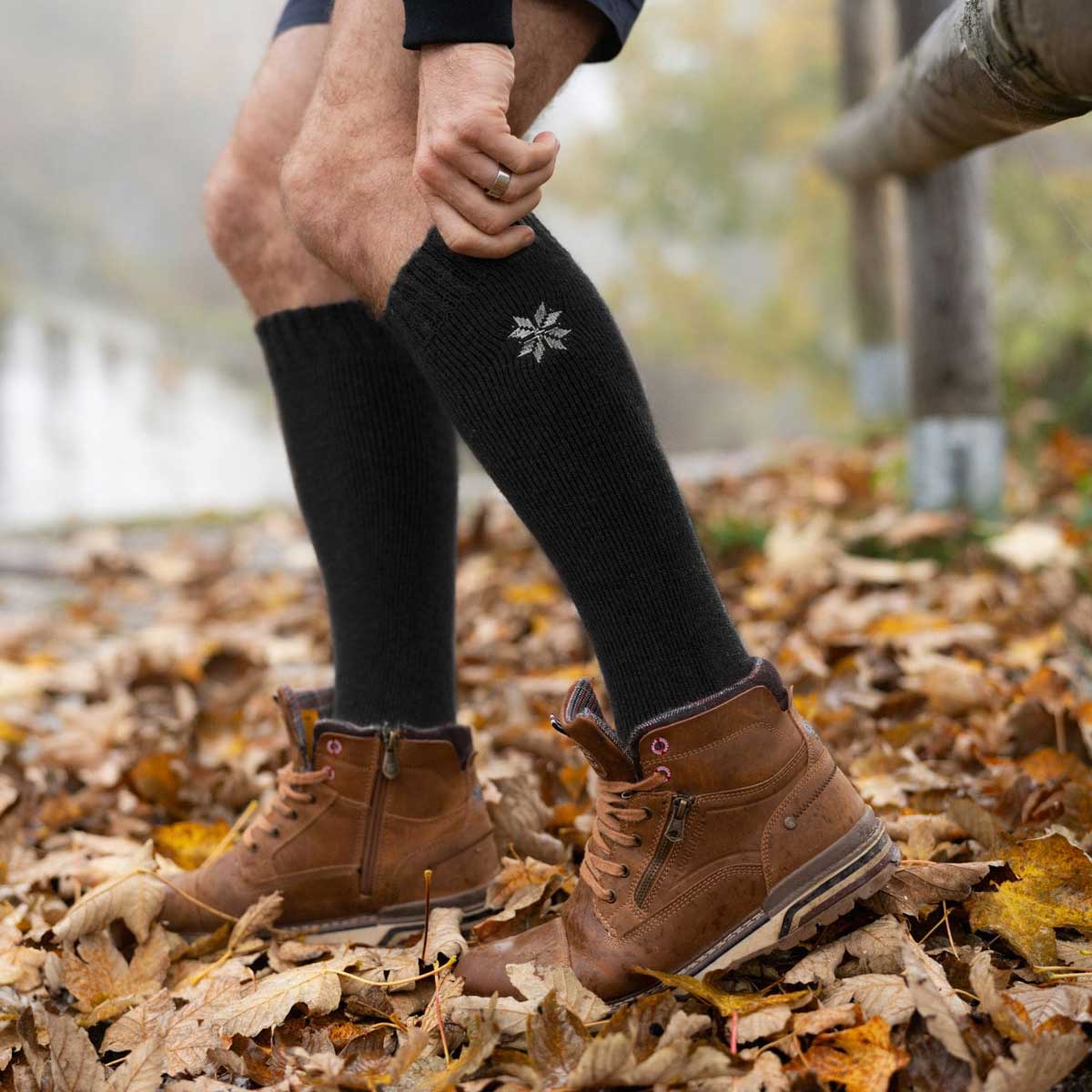 Charcoal Knee High (2 pairs) - Image 2