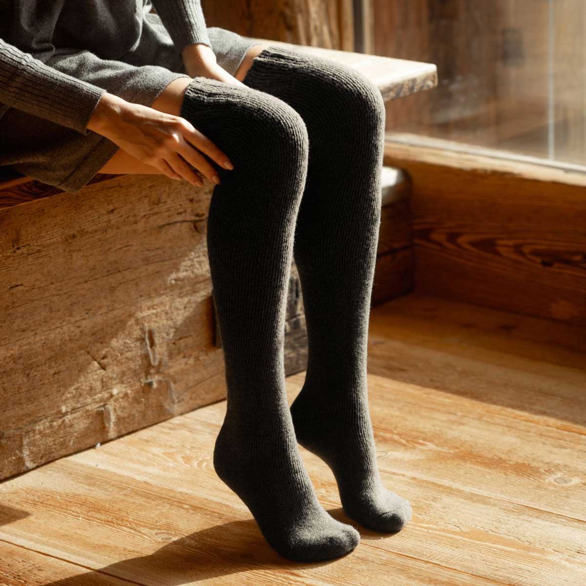 Charcoal Over the Knee (2 pairs) - Image 3
