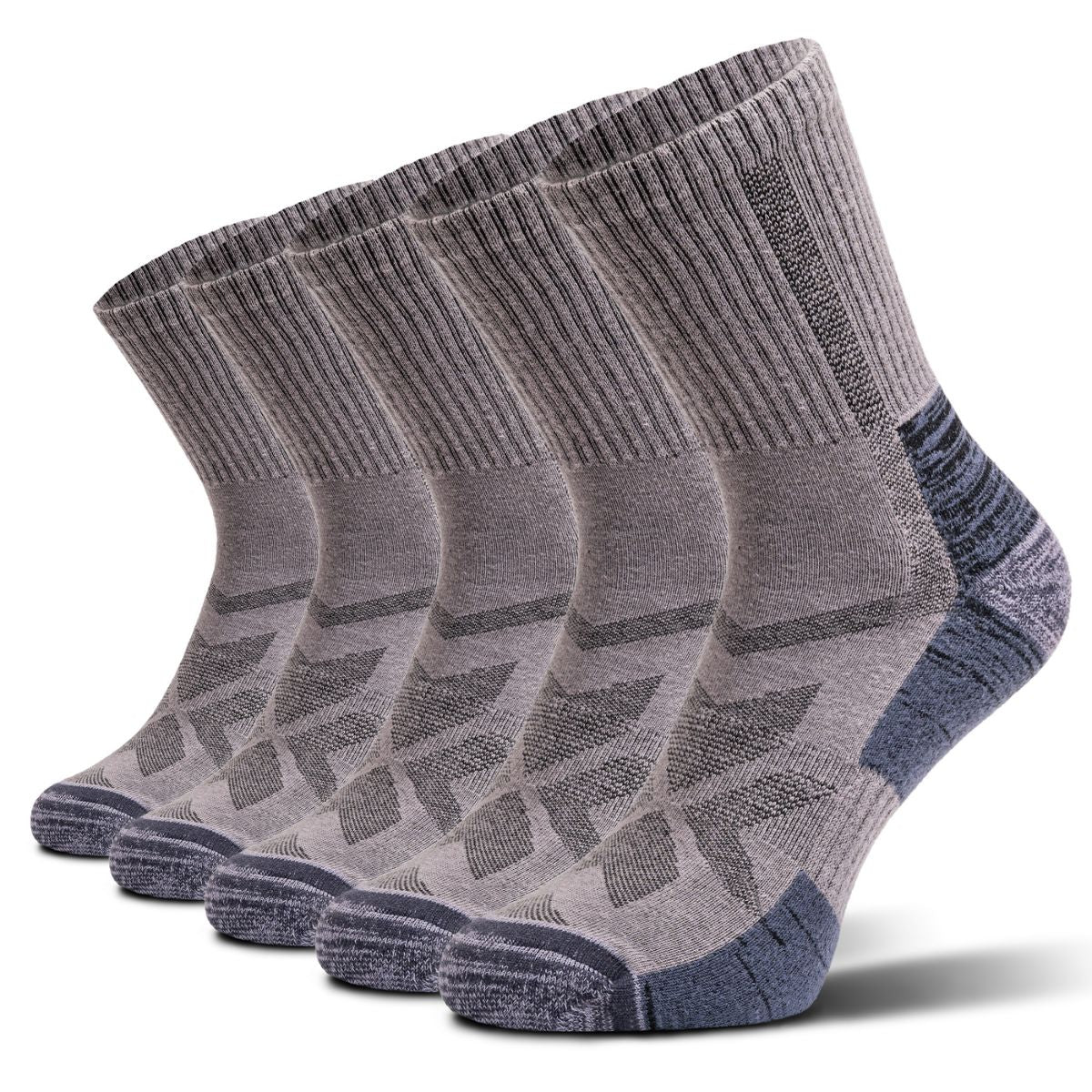 Hiking - Grey (5 pairs) - Image 6