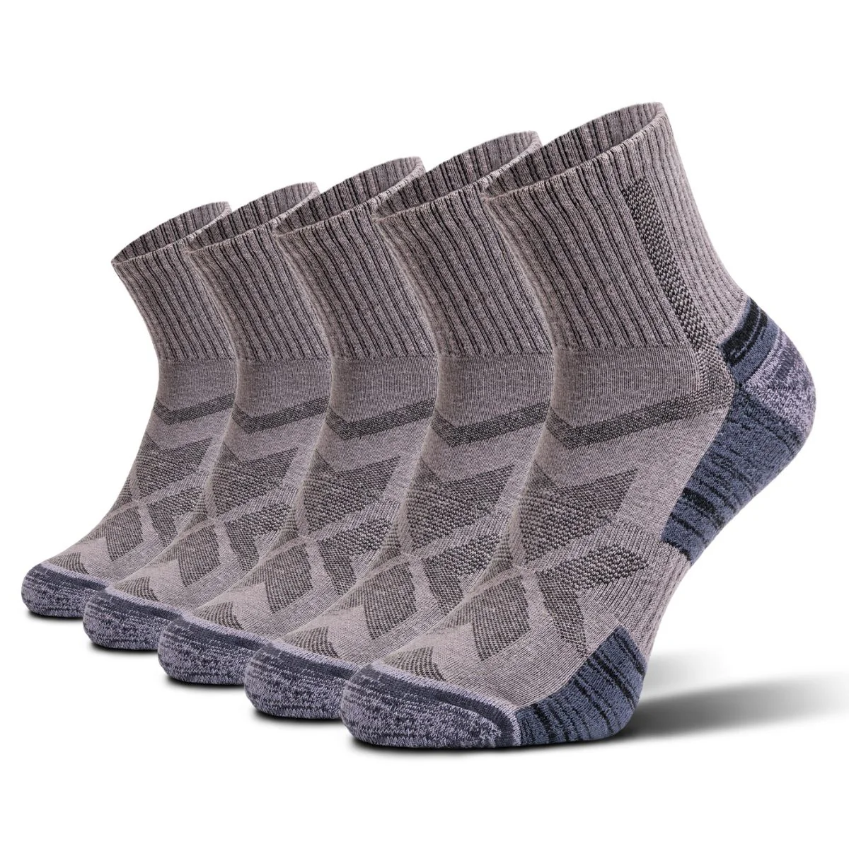 Hiking - Grey Low-Cut (5 pairs) - Image 6
