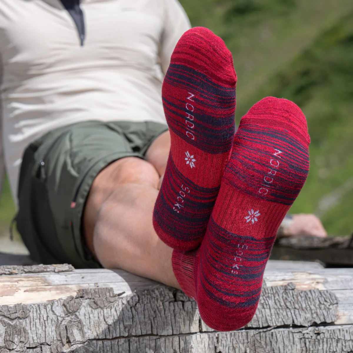 Hiking - Red Low-Cut (1 pair) - Image 5